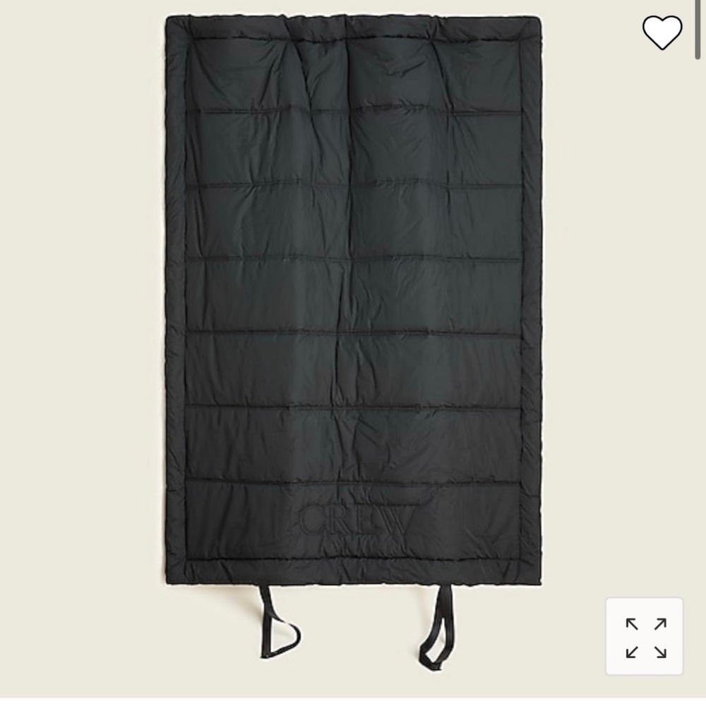 NWOT J. Crew Quilted Puffer Blanket with Primaloft